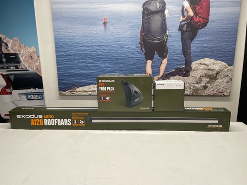 Halfords exodus roof bars - halfords,