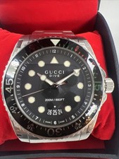 GUCCI YA136208 Dive Black *** READ DESCRIPTION***