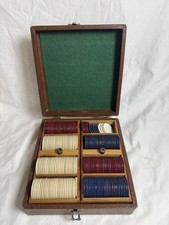 Vintage Poker Chip Set In