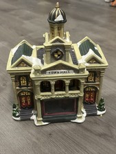 Town Hall Porcelain Lighted