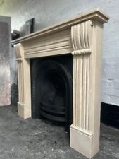 Marble Fire Surround for Cast Iron Fireplace (matching pair)