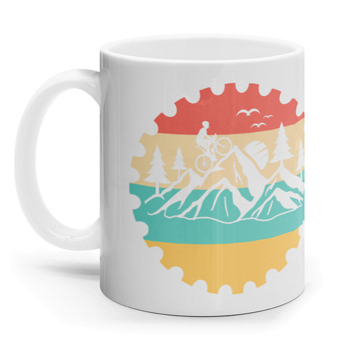 Cycling mug bike - cycling, mug,