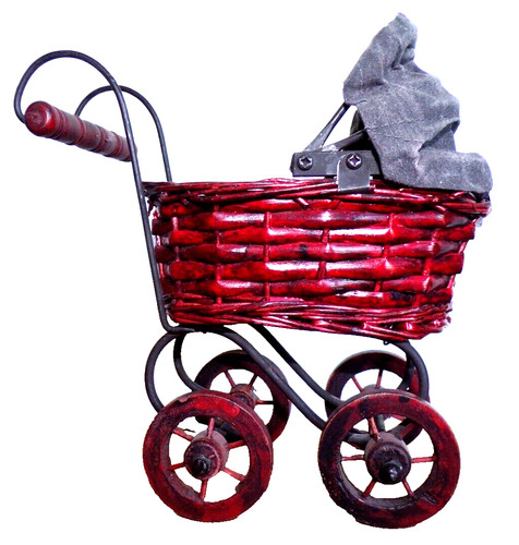 Doll wicker metal 5 - wicker, 7.5