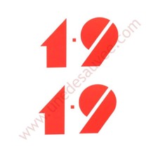 Sticker - Logo " 1.9 " Rear