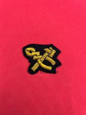 REME Artificer Hammer And Tongs Mess Dress Gold Hand Embroidered On Black Felt