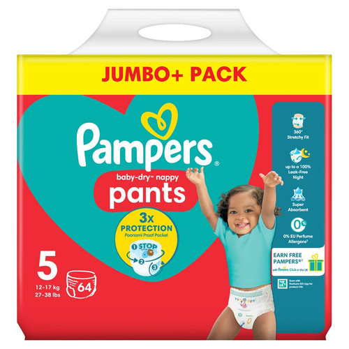 Pampers baby dry - pampers, nappy
