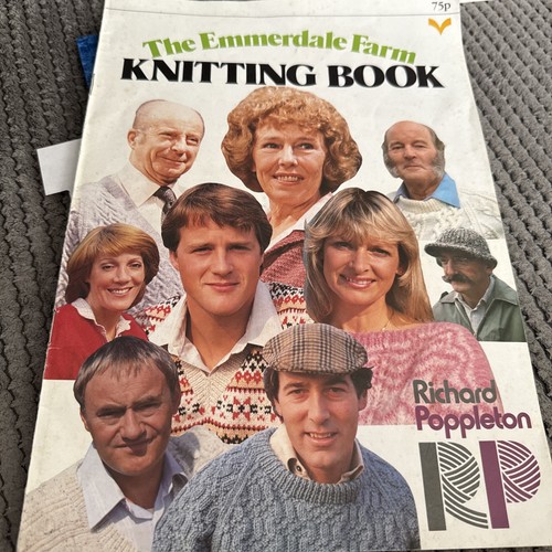 Emmerdale farm knitting - knitting, book