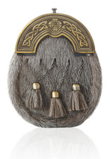 Celtic Cantle Sporran Antique