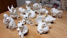 12 X Royal Osborne White Figurine Collection  In Near Mint Condition