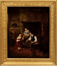 Edwin Frederick Holt Oil Painting.  (1830-1912)