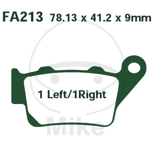 Pair brake pads - pair, fa213v