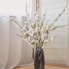 HyeFlora Cherry Blossom Flowers, Artificial Cherry Blossom Branches, 47 Inches L