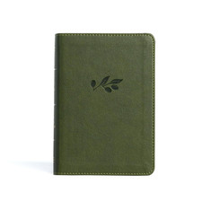 KJV Large Print Compact Reference Bible, Olive Leathertouch: King James Version,