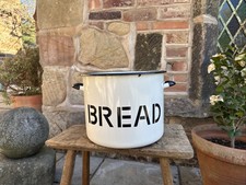 Enamelware Bread Bin Large