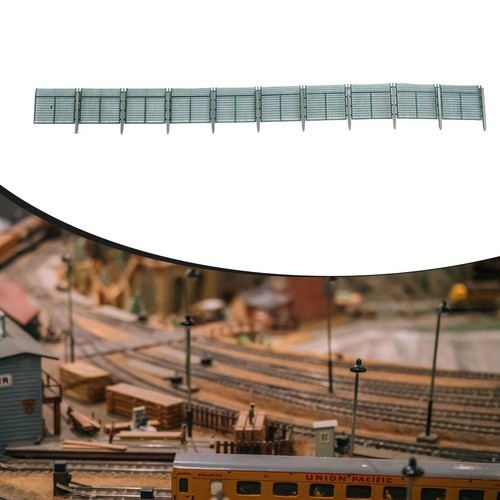 Model railway landscape fence - model,
