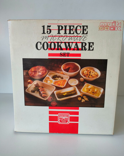 Vintage microwave cookware set - vintage,