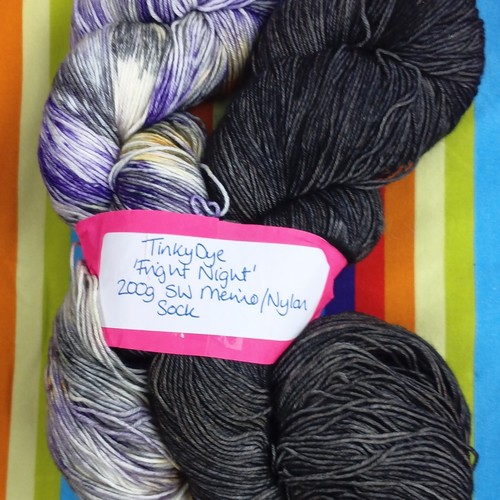 Hand dyed sock - yarn, set
