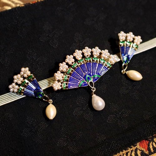 Obi clasp earrings set - obi, clasp,