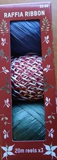 Raffia Ribbon Set of 3