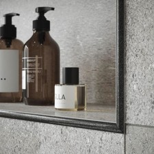 Homelux Grey Glitter Straight Edge Tile Trim For Tiles upto 9mm Bathroom Kitchen