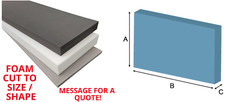Foam cut size upholstery - foam,