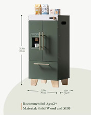 Wooden Toy Fridge Vintage