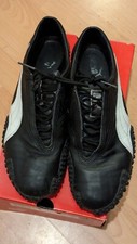 Puma Mostro Lace Leather Blank And White Men's UK 11. (Used) Excellent Condition