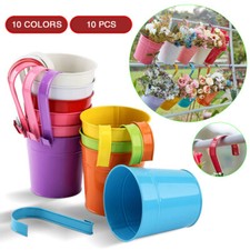 10x Garden Metal Iron Flower