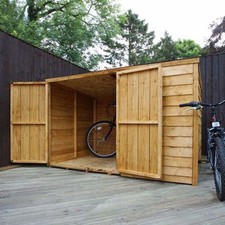 6x4 WOODEN GARDEN BIKE STORE