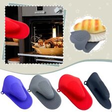 1pc Non-Slip Silicone Oven Mitts Heat Resistant Hand Clip Kitchen Baking Glove