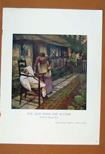 Original old antique print - antique,
