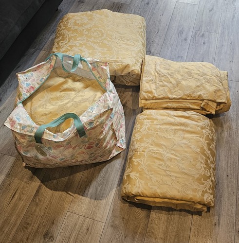 Extra heavy gold jacquard - gold,