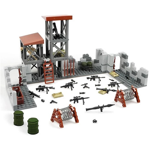 Ww2 military base model - military,