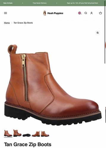 Rrp 100 hush puppies leather - rrp,