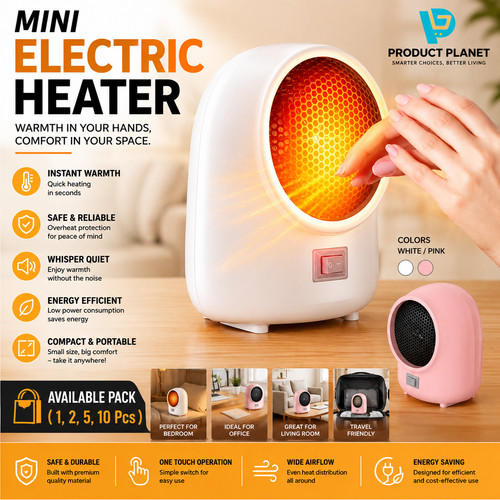 Mini electric heater portable - mini,