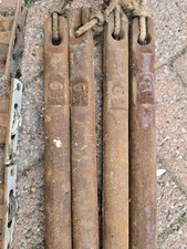 4x original cast-iron weights