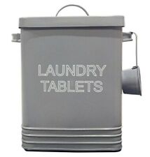 Grey Laundry Tablet Container