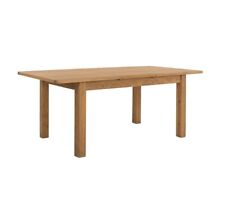 Oak 6-8 Seater Extending Dining Table Solid Legs Homebase Norbury - New Boxed