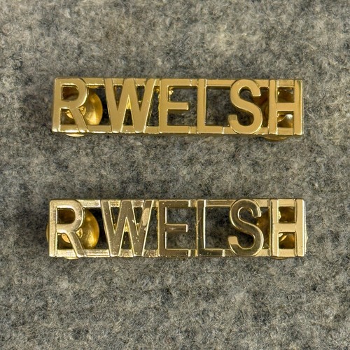Royal welsh shoulder titles - royal,