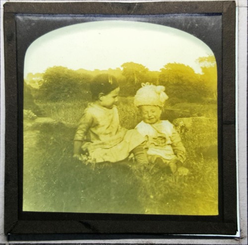 Antique magic lantern slides - antique,