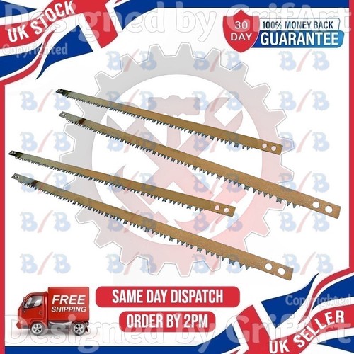 Four bow saw blades - bow, spare