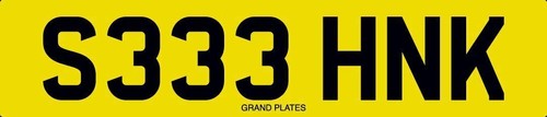 Sean private number - number, plate
