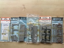 6 N GAUGE KITS PLATORMS CANOPIES SIGNAL TUNNEL  MOUTH 5 UNOPENED EX SHOP STOCK