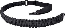 Adjustable 550 Rated Gun Strap, Paracord 2 Point Rifle Sling with HK Style Clips