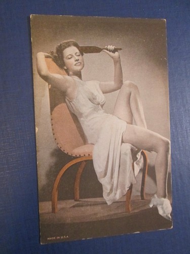 Risque postcard c1950s - risque,