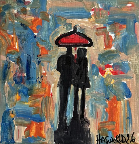 Hasworld original pop art - original, love