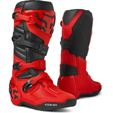 2025 Fox Comp Motocross Boots Flo Red Adults