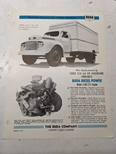 BUDA FORD TRUCK SIX V8 DIESEL