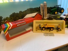 BRITAINS.AUTOWAY.1:32.FARM.MERCEDES UNIMOG 4x4 SNOW PLOUGH.TIPPER TRUCK. GRITER