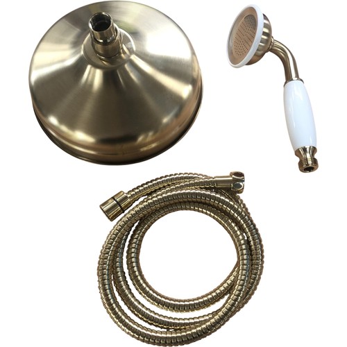 Brass shower head - kit, with